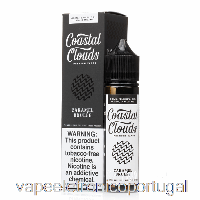 Vape Eletrônico Caramel Brulee - Nuvens Costeiras Co. - 60ml 0mg